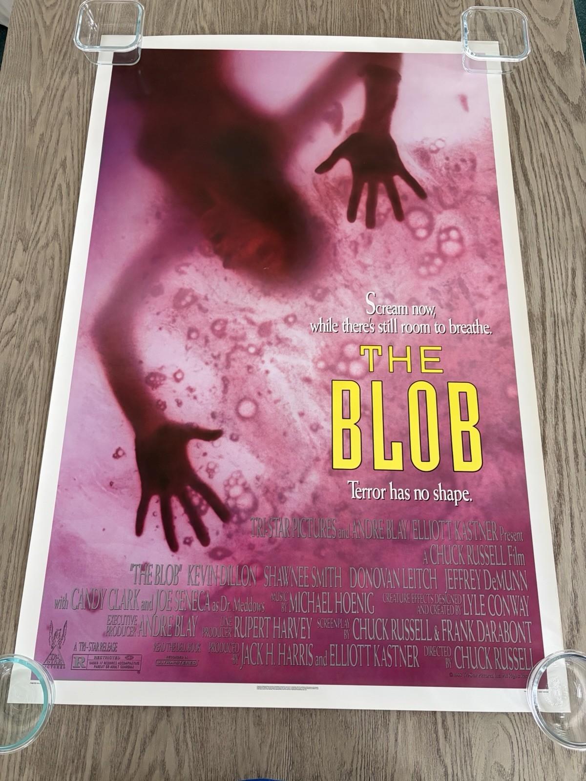 THE BLOB - VINTAGE 1988 ORIGINAL ONE SHEET MOVIE POSTER NSS#880098 - 27" x 41"