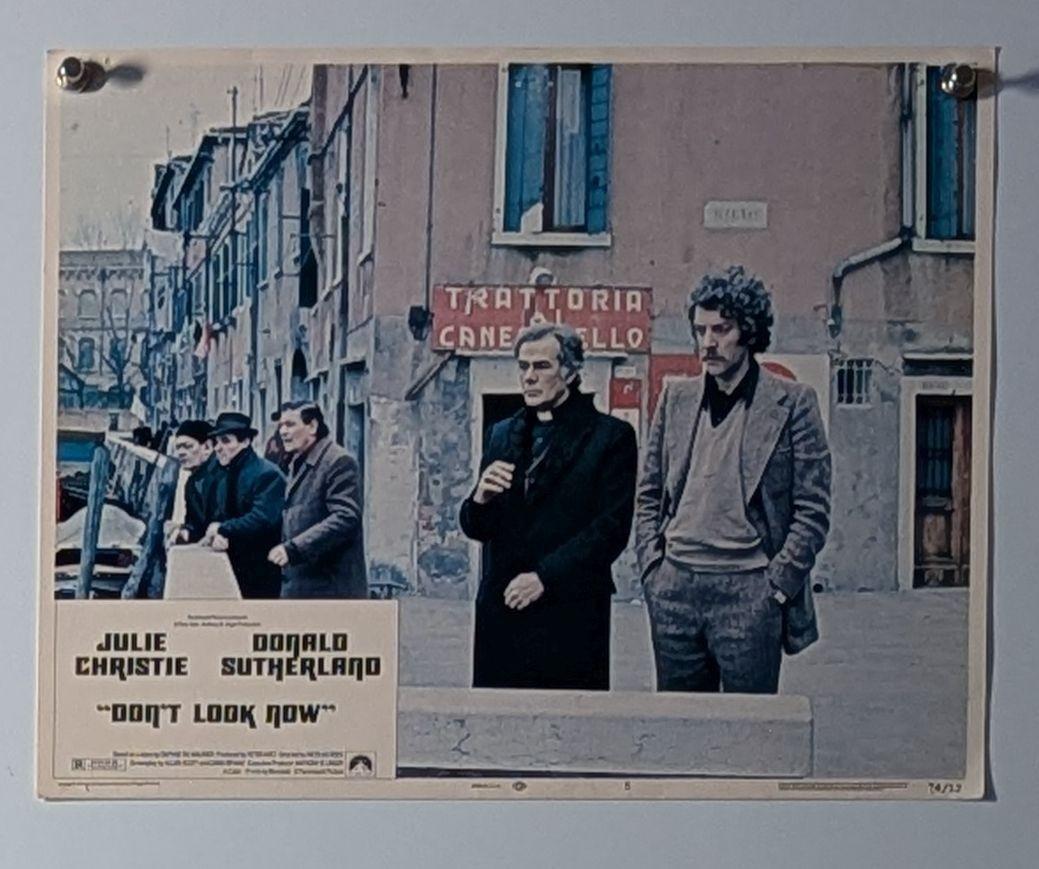 Dont Look Now Lobby Card Julie Christie Donald Sutherland 1973 Original Film