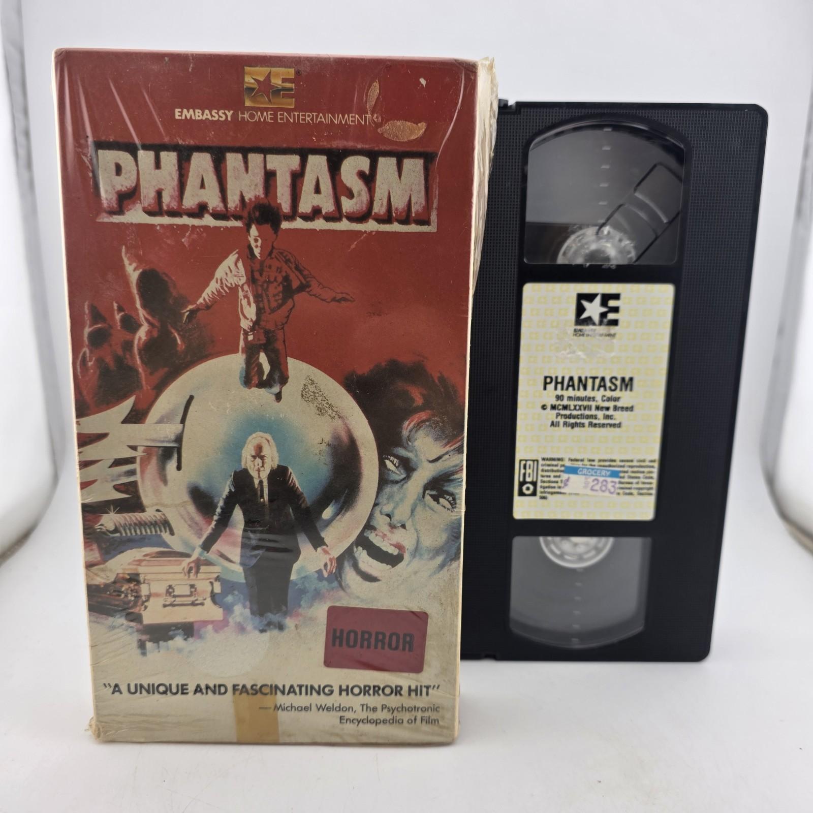 Phantasm (1979) VHS Tape - Shrink - Horror - Embassy Video 