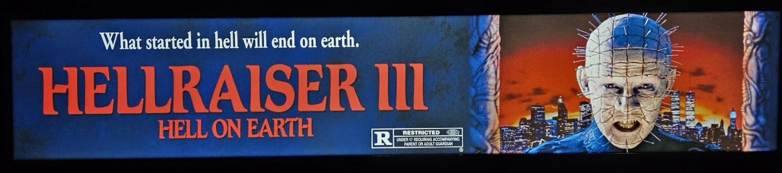 Hellraiser III: Hell On Earth (1992) 5x25 Movie Theater Mylar Reissue Pinhead