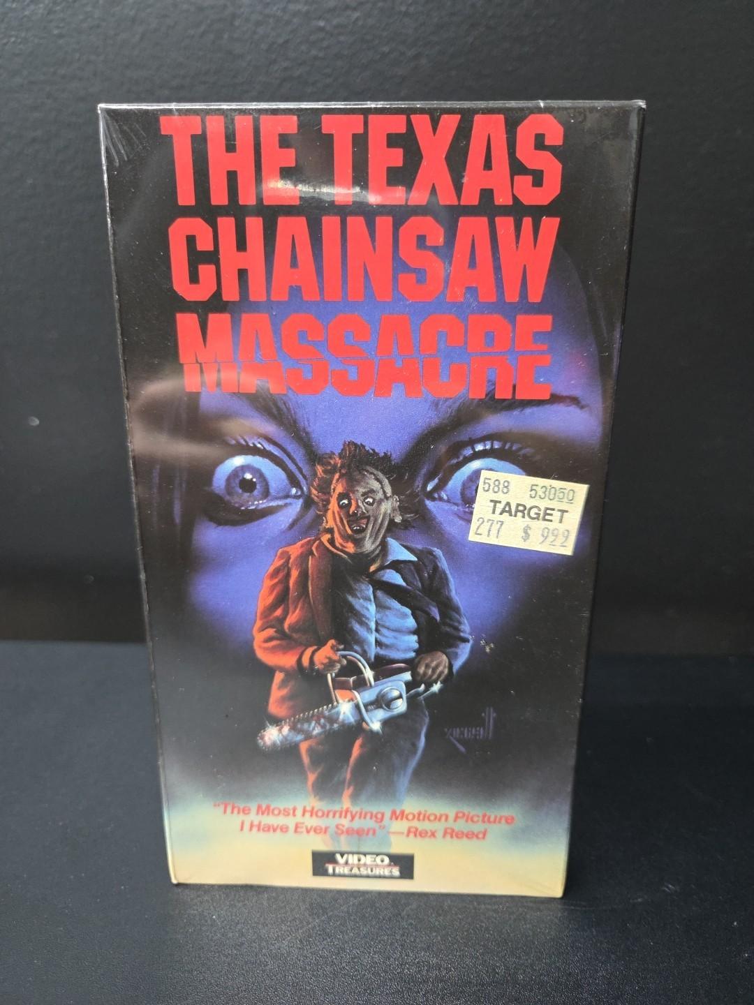 Texas Chainsaw Massacre VHS 1988 Early Release EX/NM W/Case SEALED/NEW RARE!