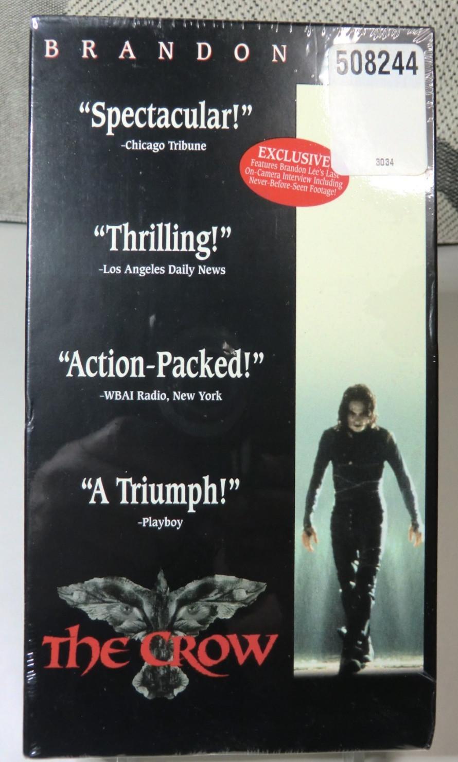 The Crow VHS New/Sealed 1994-Original release, Full Screen