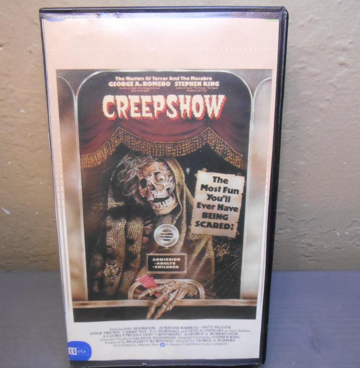 Creepshow 1982 BETAMAX NOT VHS Warner Home Video Horror Cult Classic Rare