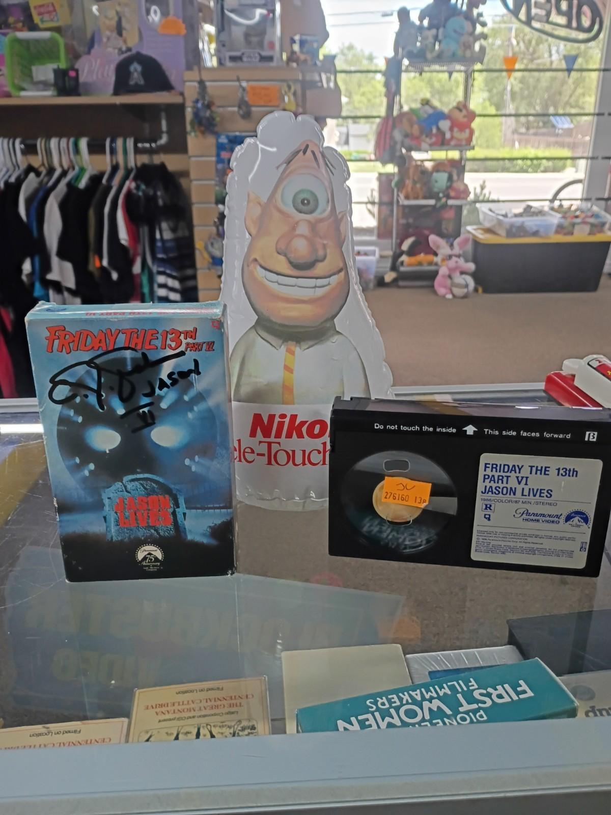BETAMAX  "Friday the 13th Part VI Jason Lives" (Beta, 1987) Signed By C.J Graham