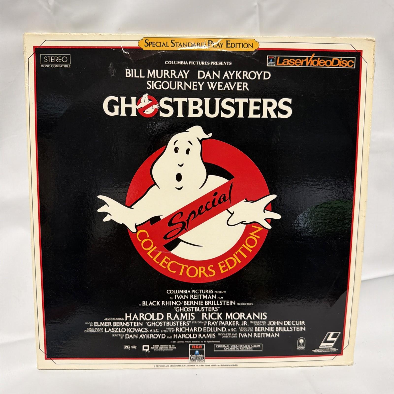 VINTAGE 1984 Ghostbusters Laserdisc Special Collector's Edition LD Comedy Rare !