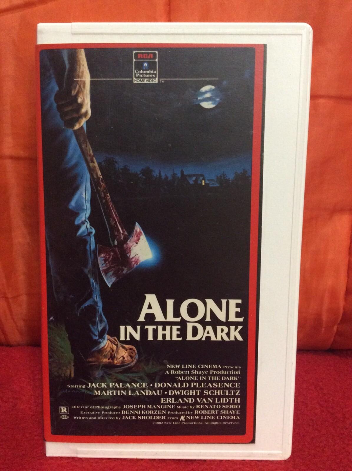 Alone in the dark vhs Jack Palance Donald Pleasence RCA 1983 rare vhtf 