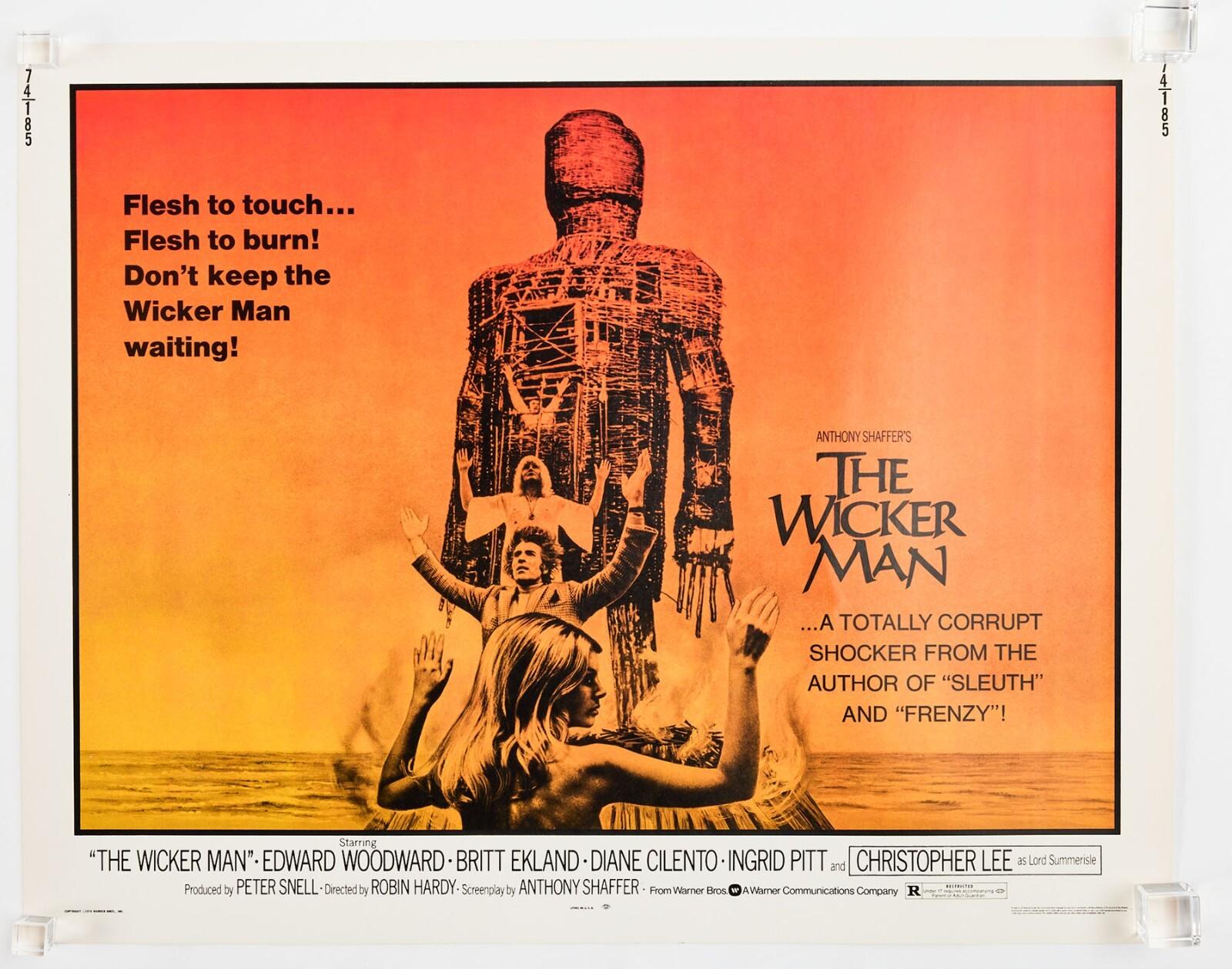 The Wicker Man 1973 Original Half Sheet Poster 22x28