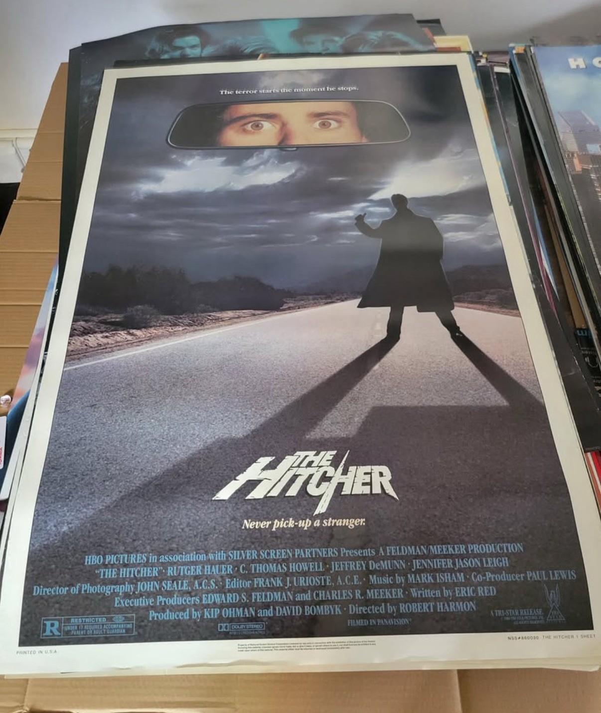 The Hitcher (1986) Original Movie Poster Rolled 27x41