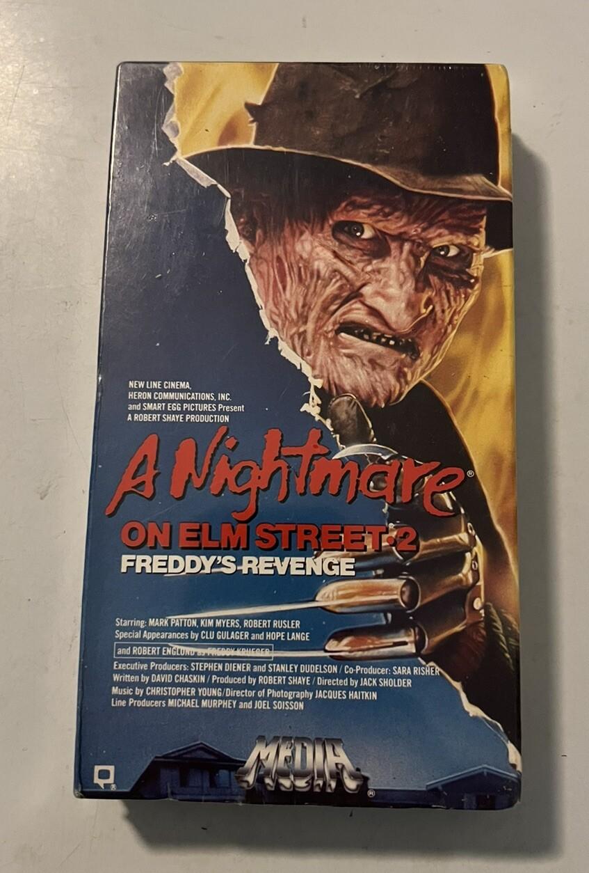 SEALED A Nightmare on Elm Street 2 - Freddys Revenge (VHS) Horror Rare Krueger