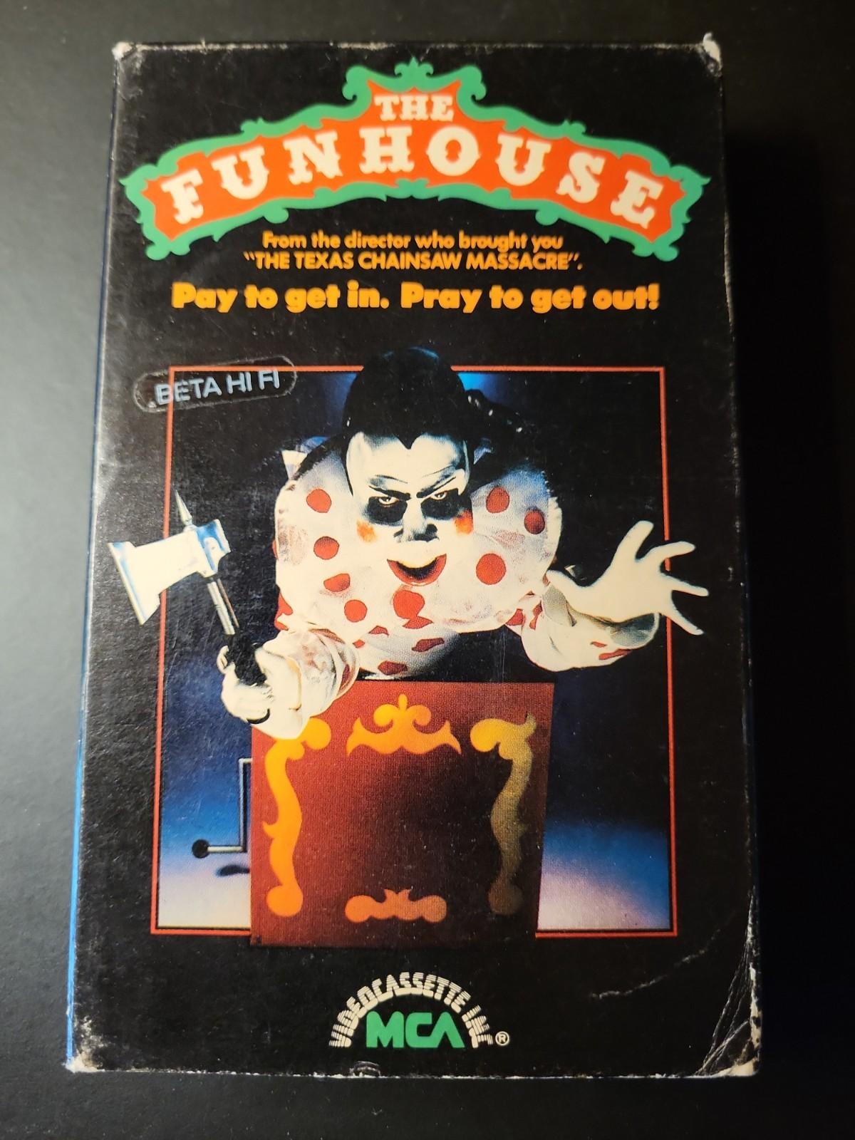 THE FUNHOUSE (1981) Betamax Tape Horror- R- Tobe Hooper MCA. Rare