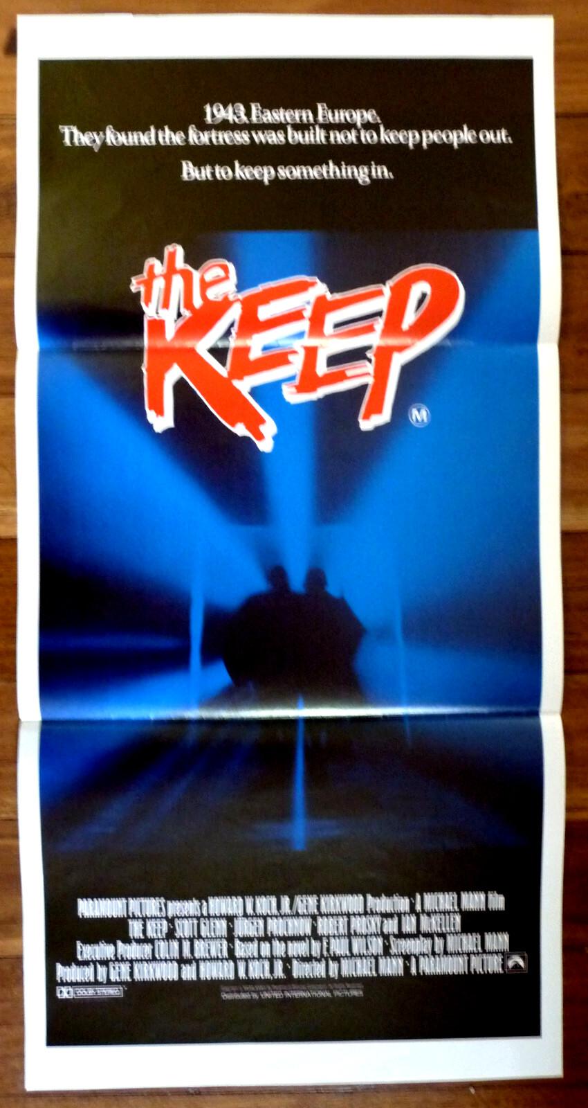 THE KEEP Original 1983 Australian Daybill Horror Movie Poster Scott Glenn