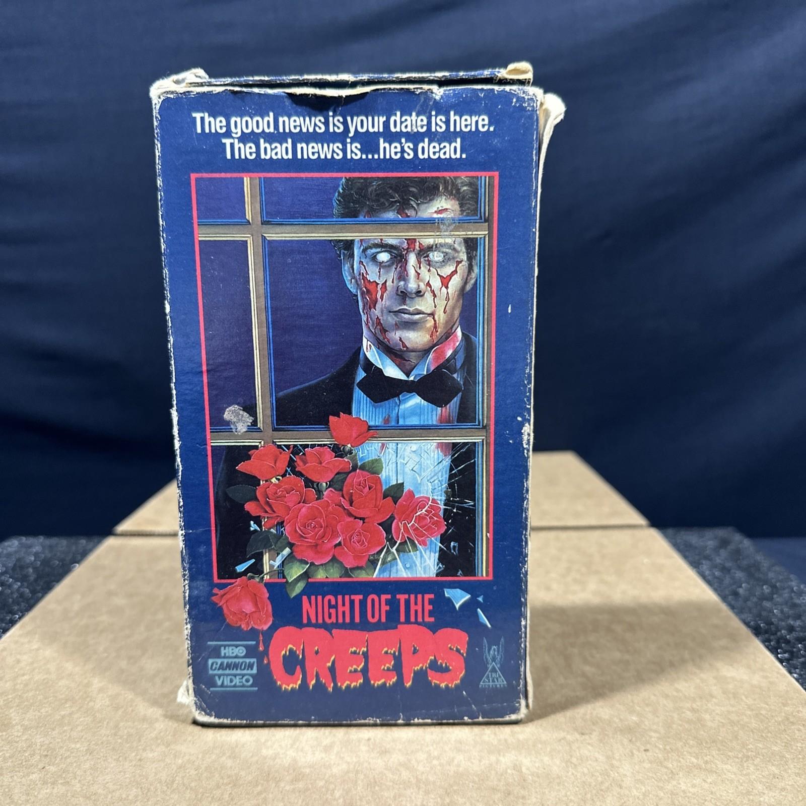 Night of the Creeps VHS 1986 Tri-star Pictures HBO Cannon video horror zombie
