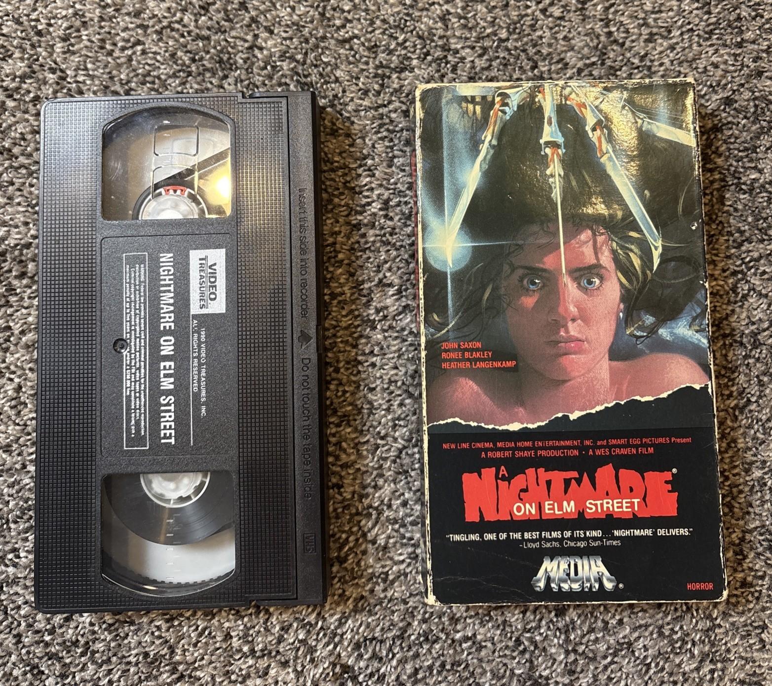A Nightmare on Elm Street VHS 1984 Horror Original Release Media Home