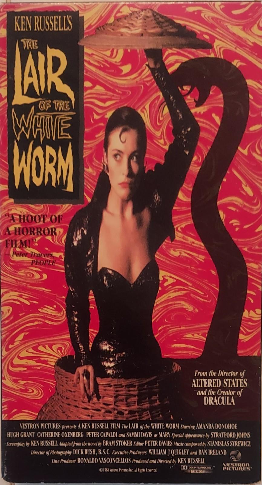 The Lair of the White Worm (VHS, 1989) 1988 Catherine Oxenberg Rare Vestron VG