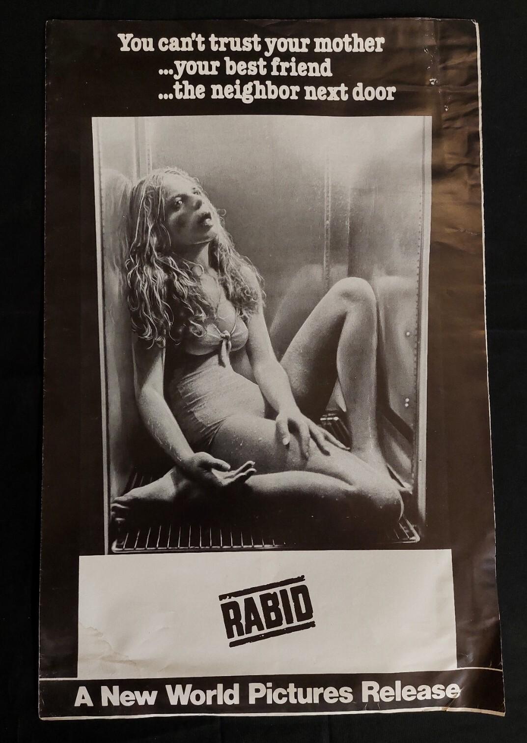 Rabid (1977) David Cronenburg Horror/Sci-fi, Roger Corman PressBook