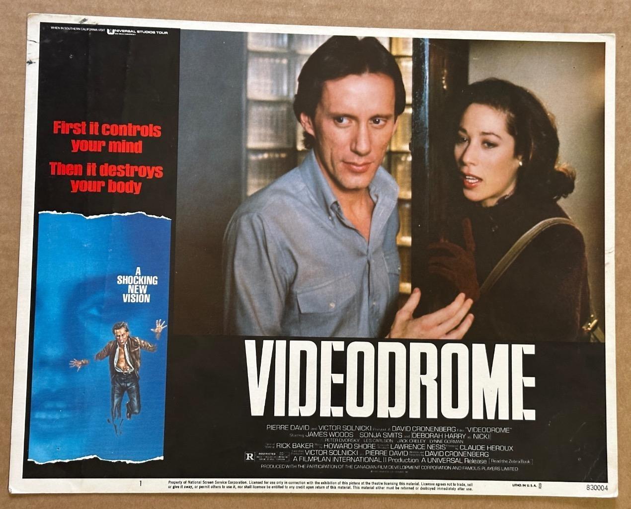 Julie Khaner Woods  VIDEODROME 1983 #1 11x14 Org Lobby Card 5161
