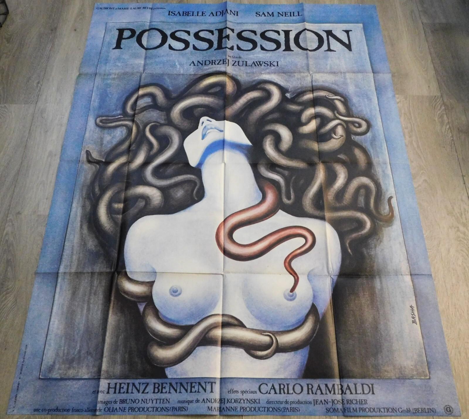 Possession French Movie ORIGINAL Poster 47/63 1981 Basha Adjani Zulawski
