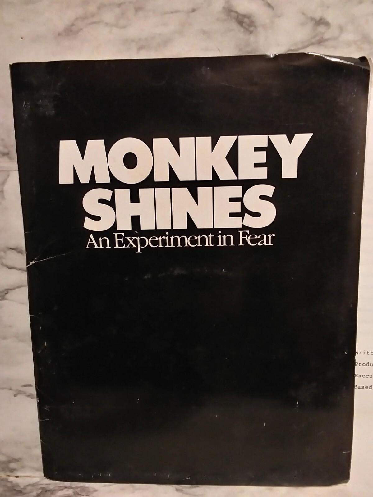 Vntg 1988 MONKEY SHINES George Romero Movie Press Kit Folder & Materials