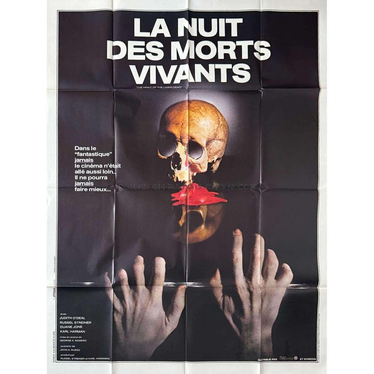 NIGHT OF THE LIVING DEAD Original Movie Poster  - 47x63 in. - 1968/R1990 - Georg