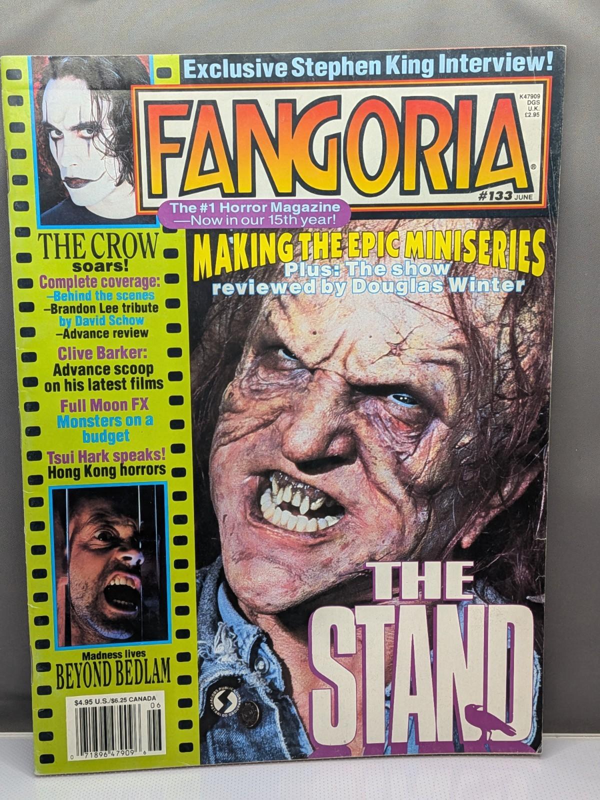 Fangoria No. 133, June 1994 The Crow The Stand Stephen King 