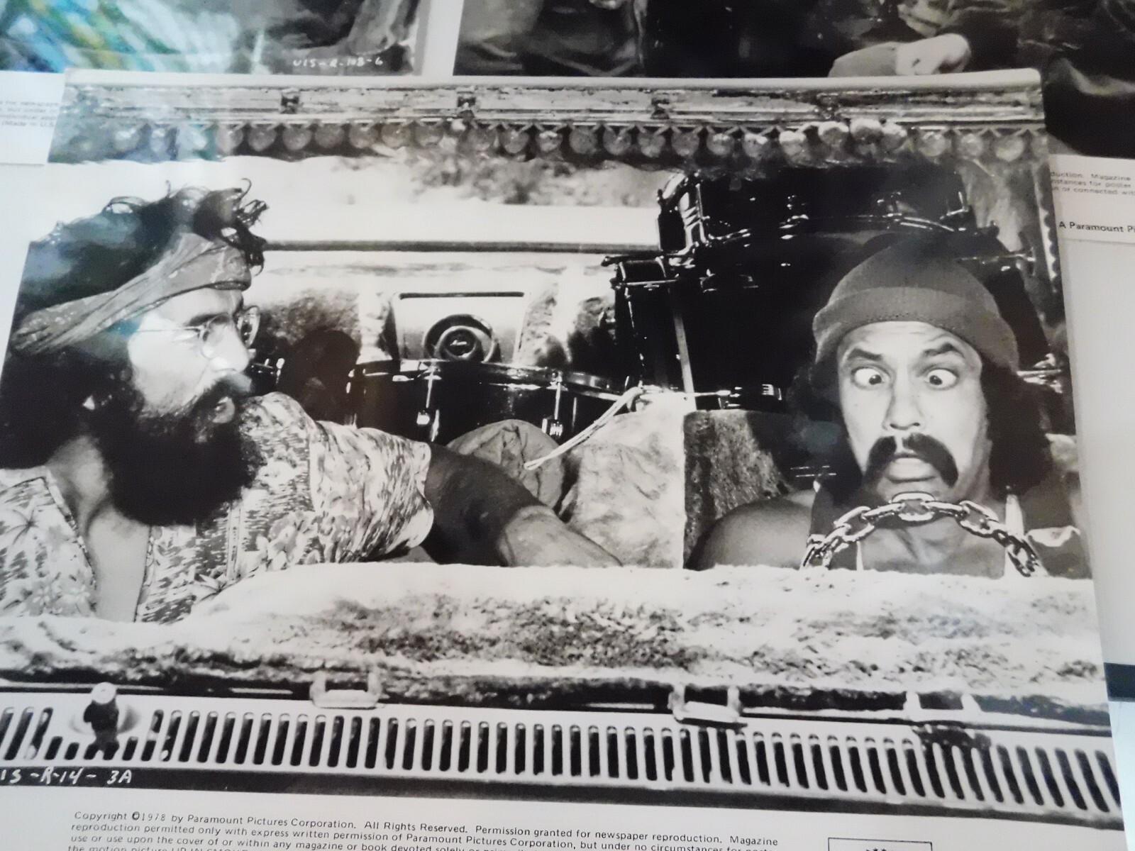 Cheech & Chong UP IN SMOKE 1978 Press Kit Stills Tommy Chong, Cheech Martin   BR