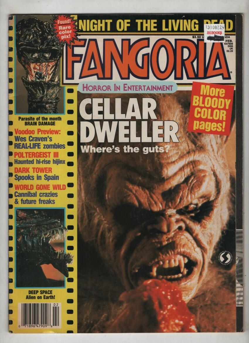 Fangoria Cellar Dweller Night Of The Living Dead #71 February 1988 042721nonr