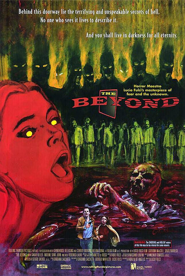 The Beyond (1981) Movie Poster Reissue 1998, Original, SS, Unused, NM, Rolled
