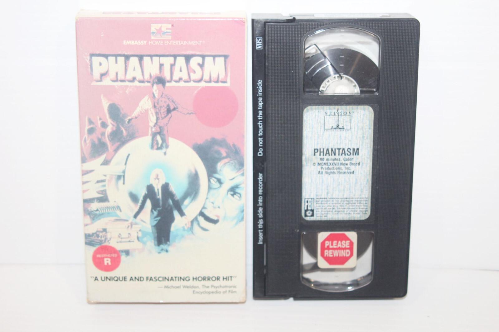Phantasm (1979) Original - 1984 Embassy Video VHS - Vintage Cult Classic Horror