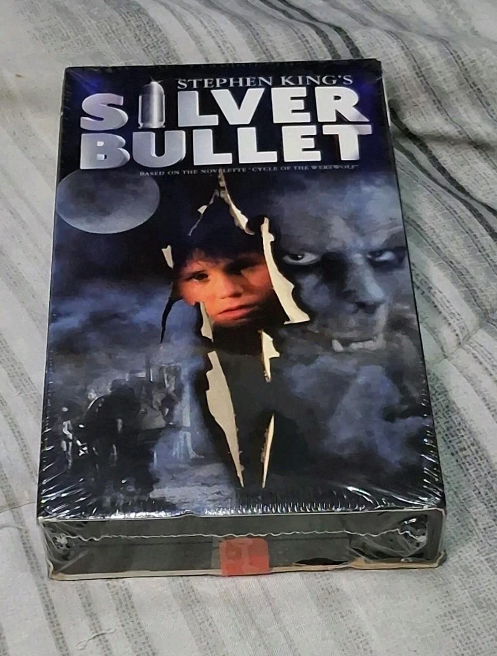 Silver Bullet 1985 VHS Horror Corey Haim Gary Busey Stephen King SEALED RARE