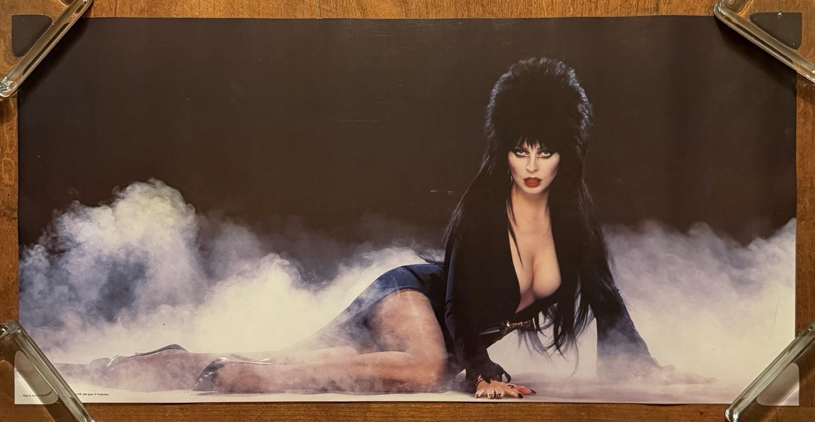 ELVIRA Mistress Of The Dark 1988 US Queen B. Productions POSTER NM Fan Club