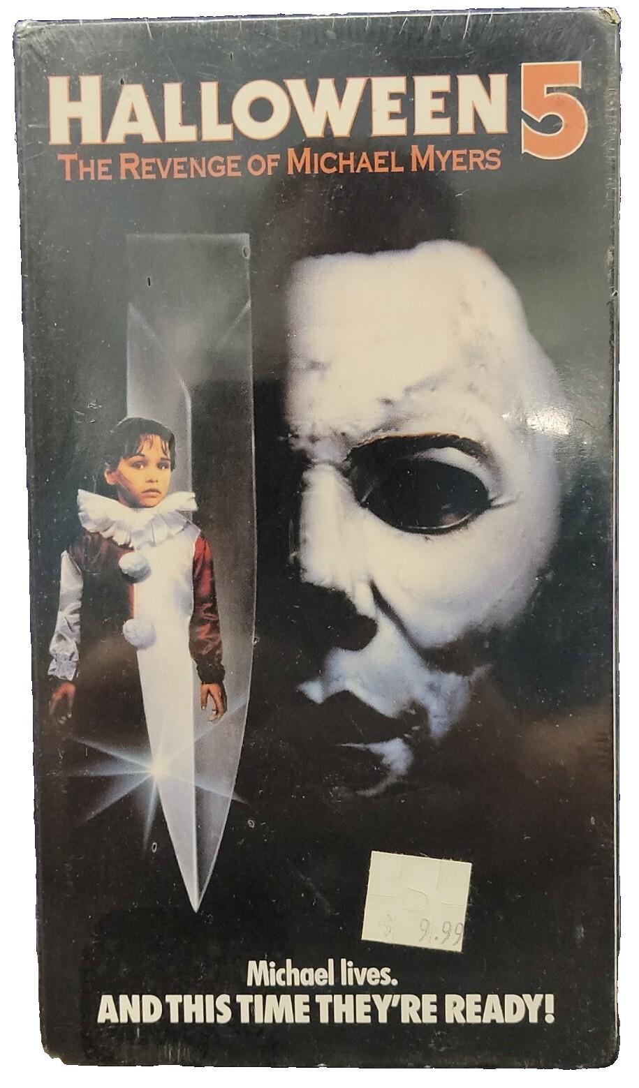 Rare Halloween 5 The Revenge of Michael Myers VHS VCR Tape FACTORY SEALED