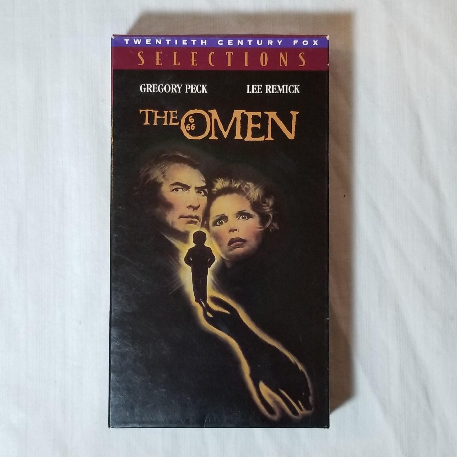 The Omen 1976 VHS Video Damien Horror Movie Twentieth Century Fox Original Movie