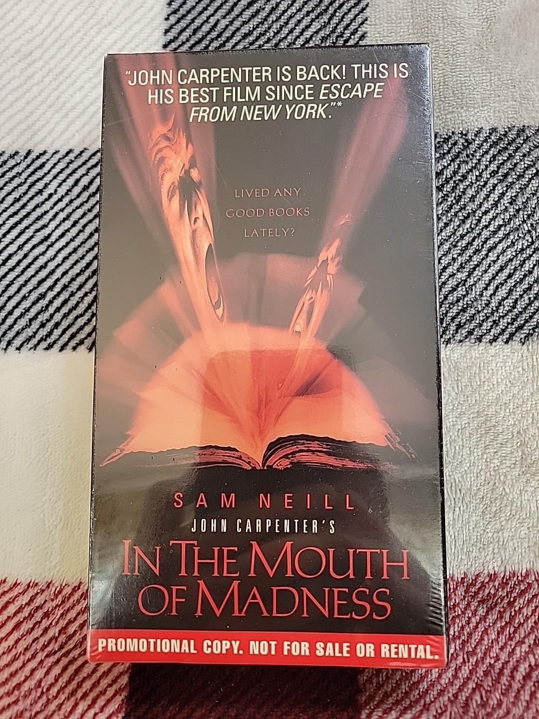  In the Mouth of Madness VHS New & Sealed  Screener Horror Promotional Copy 