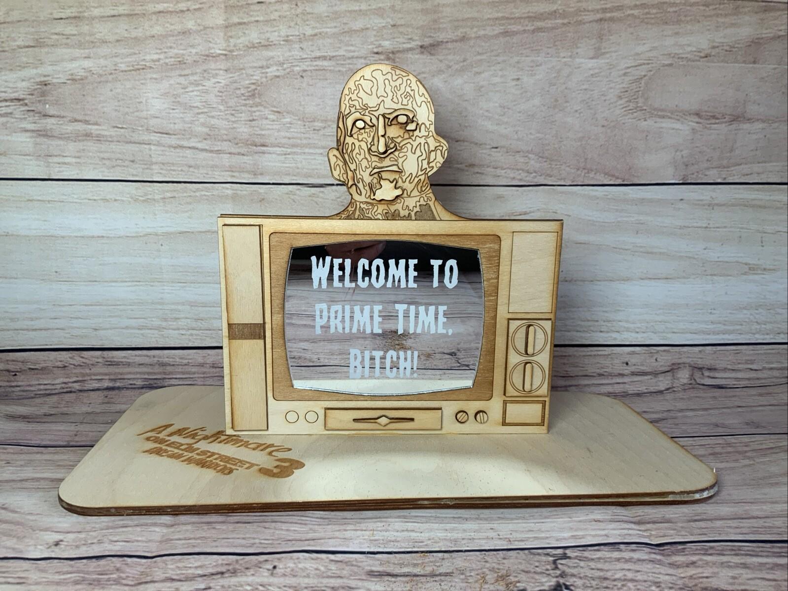 A Nightmare On Elm Street 3 Dream Warriors RARE Table TV Display