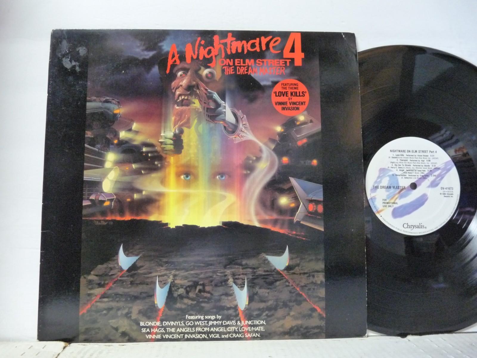 NM PROMO A Nightmare On Elm Street 4: The Dream Master LP FROM 1988 1ST PRESS  N
