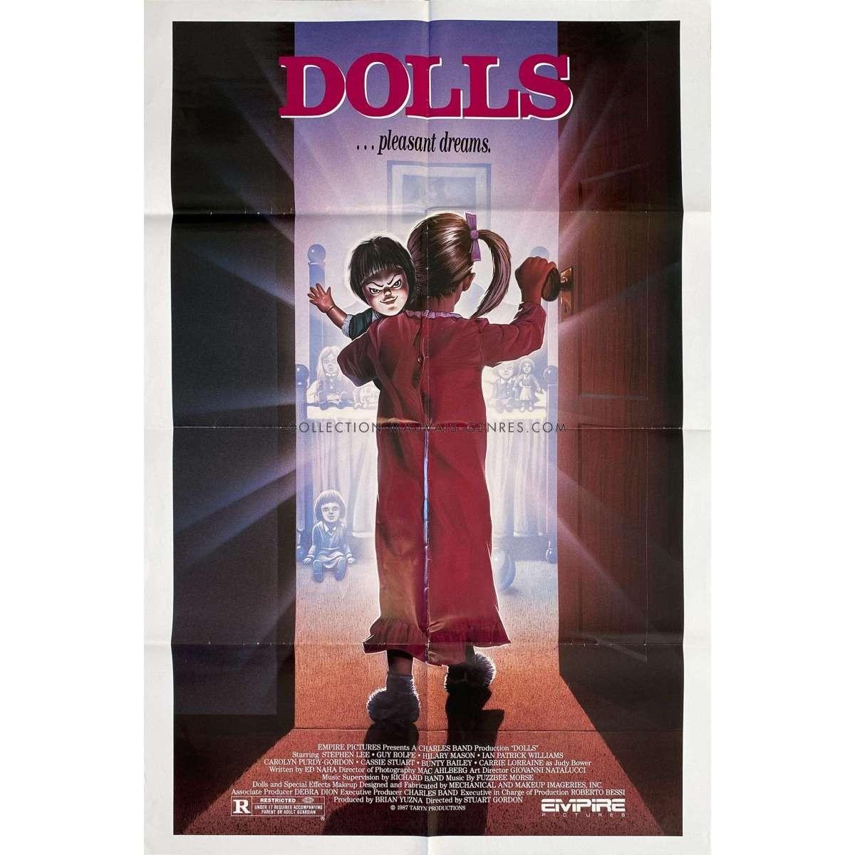 DOLLS US Movie Poster  - 27x41 in. - 1987 - Stuart Gordon, Ian Patrick Williams