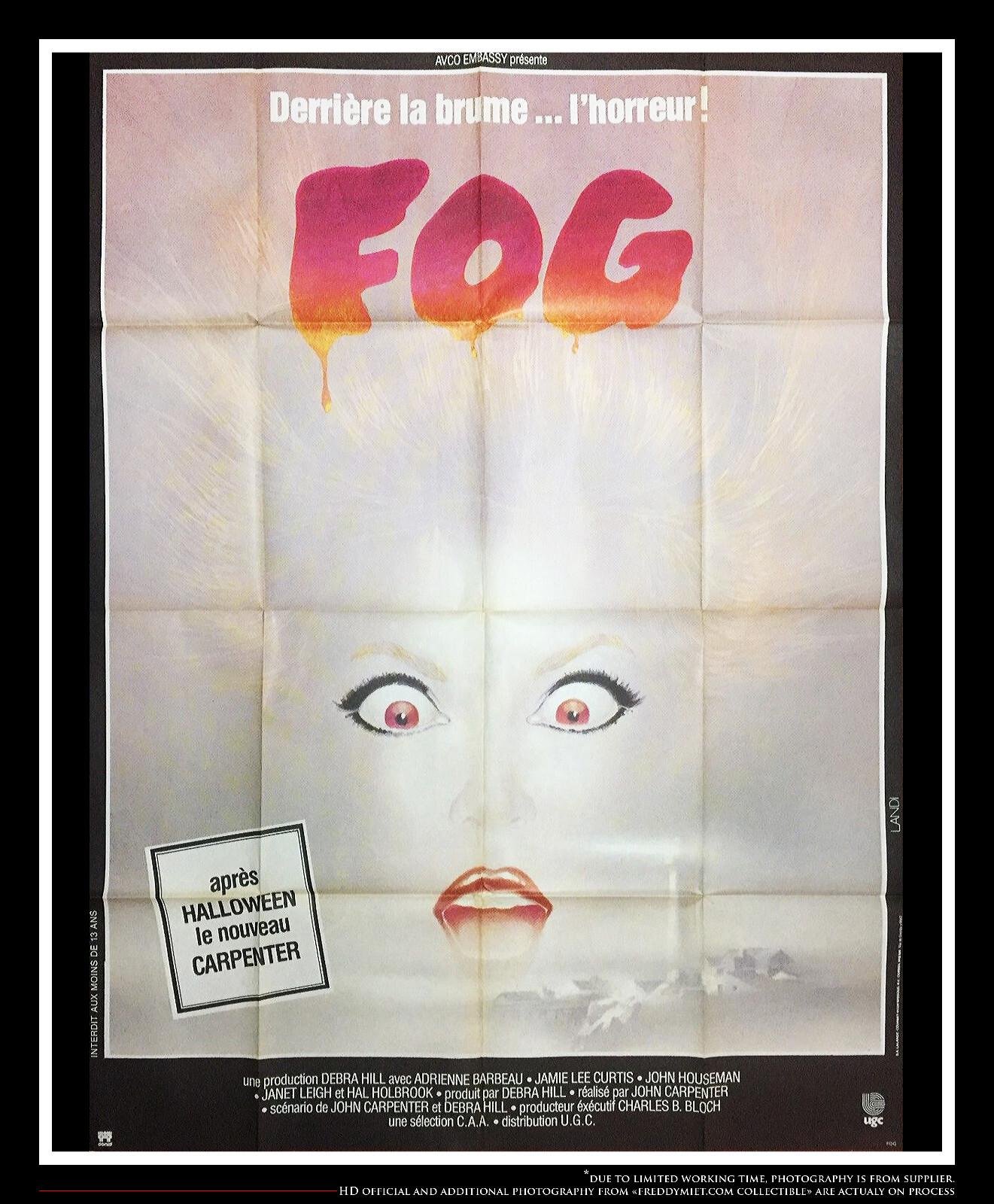 THE FOG John Carpenter French Grande Vintage Movie Poster Original 1980