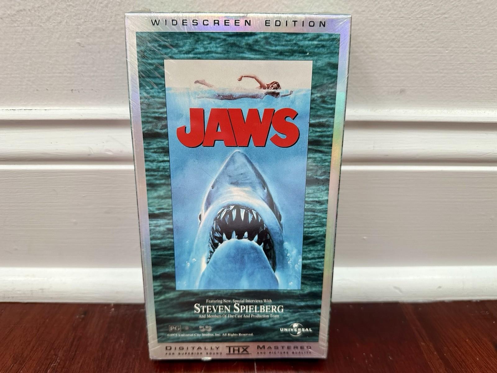 Jaws 1975 VHS MCA Universal Home Video Version 1997 Vintage Horror SEALED