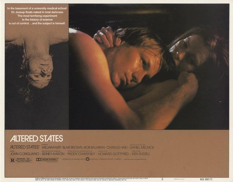 Altered States Original 11x14 Lobby Card William Hurt embracing Blair Brown 1980