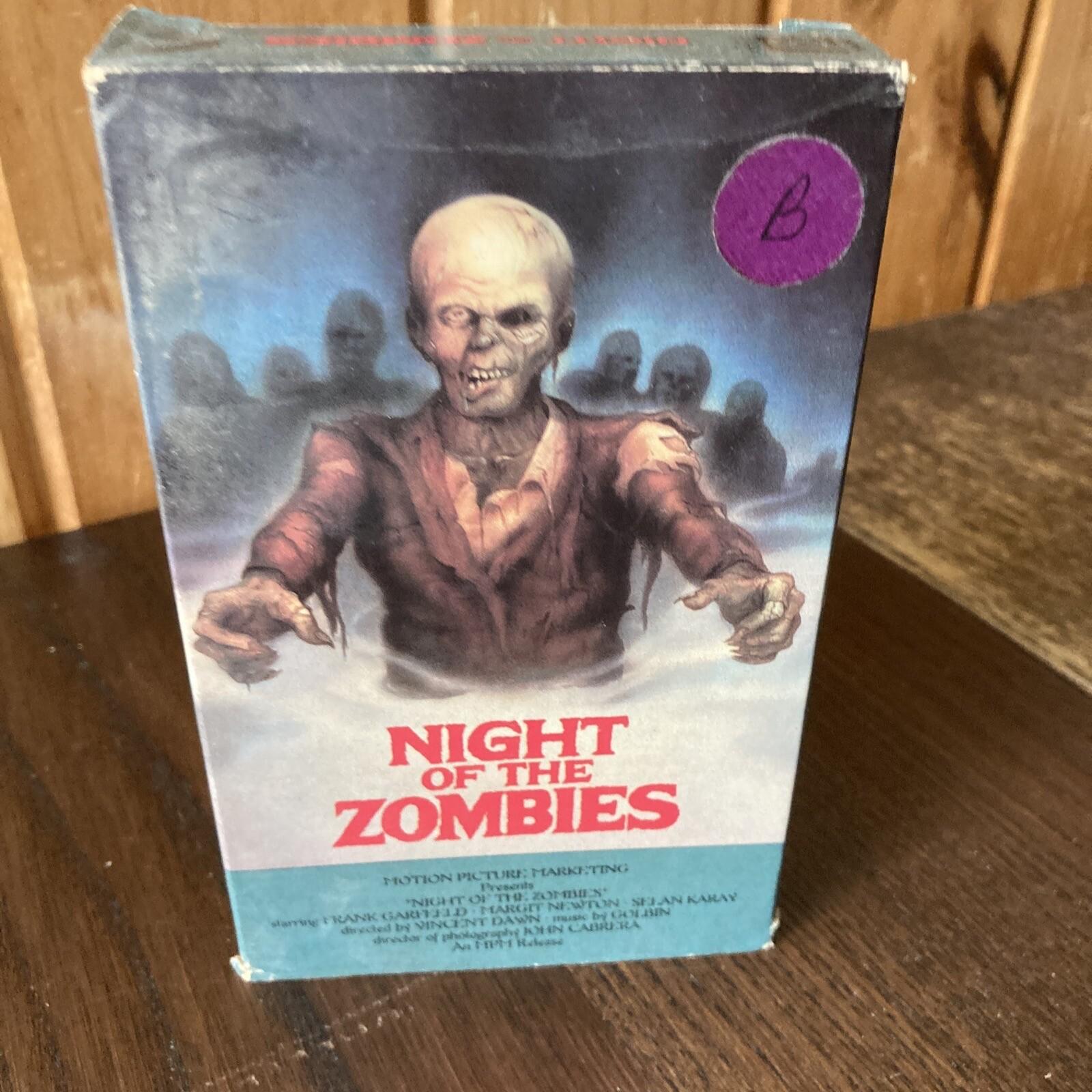 Night of the Zombies Beta Tape Horror Movie RARE 1983 Frank Garfield