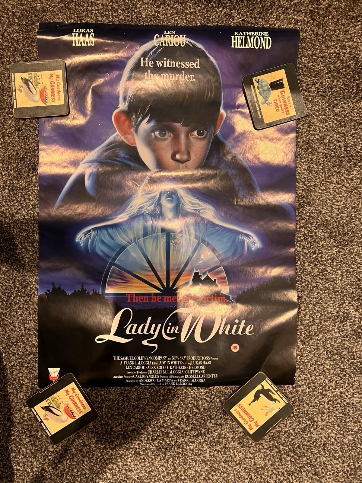 Original vintage Lady In White, 1988 Movie Poster. Rare!