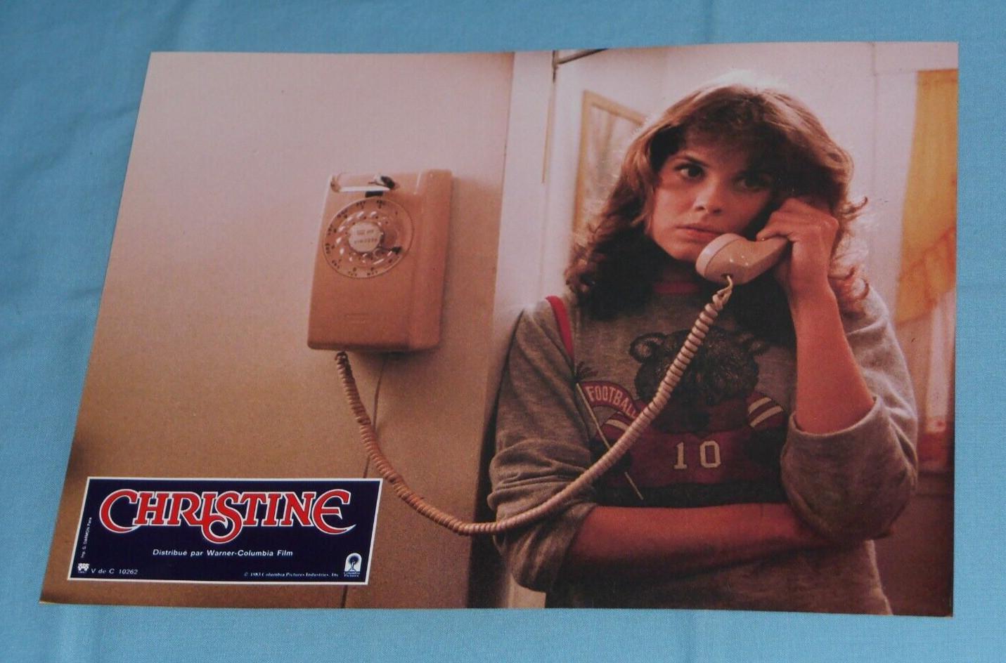 original CHRISTINE French LOBBY CARD #2 John Carpenter