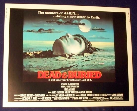 DEAD & BURIED ORIGINAL ROLLED 22X28 MOVIE POSTER 1981 HALF SHEET