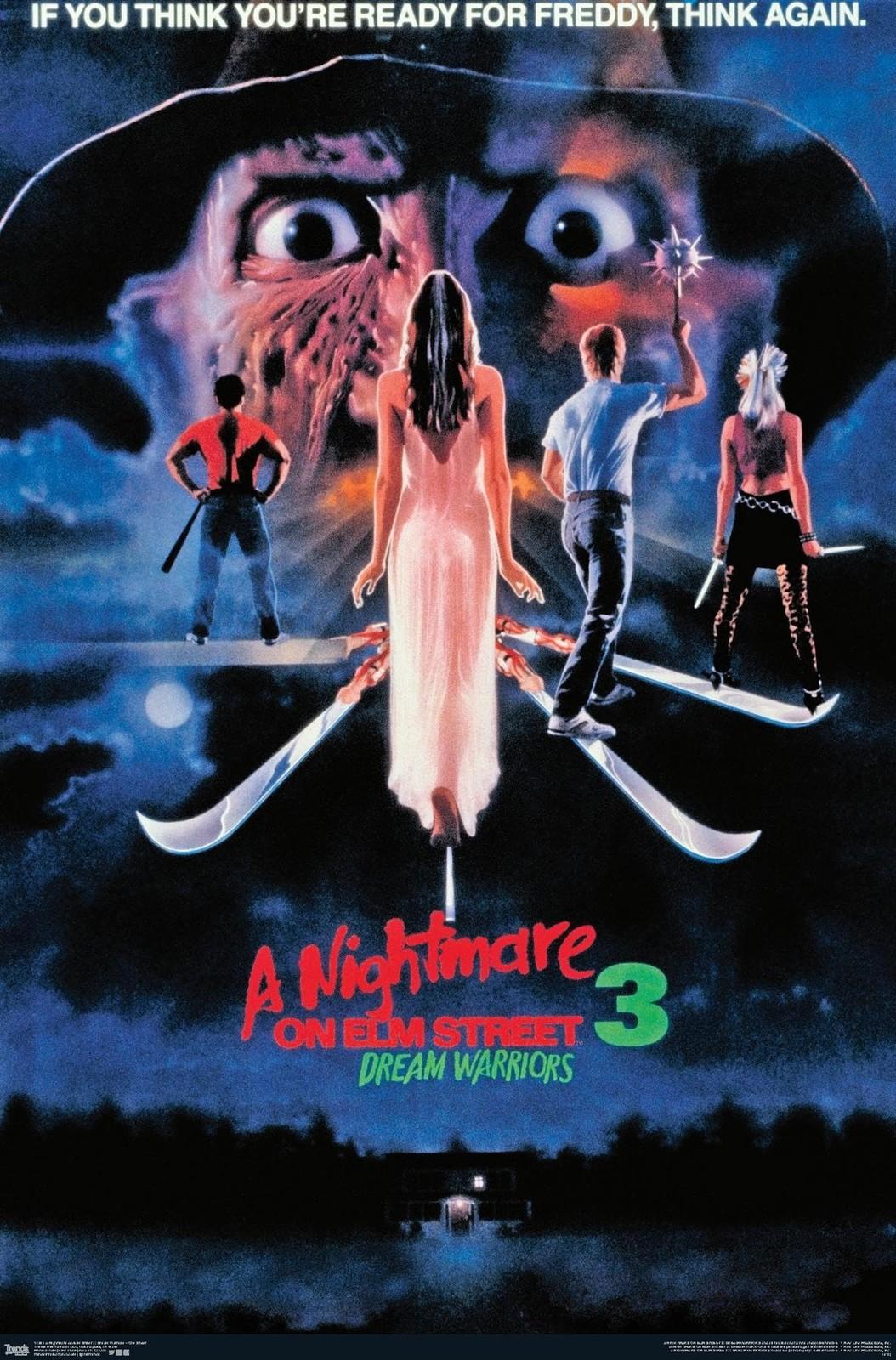 Trends International A Nightmare on Elm Street 3: Dream Warriors - One Sheet ...
