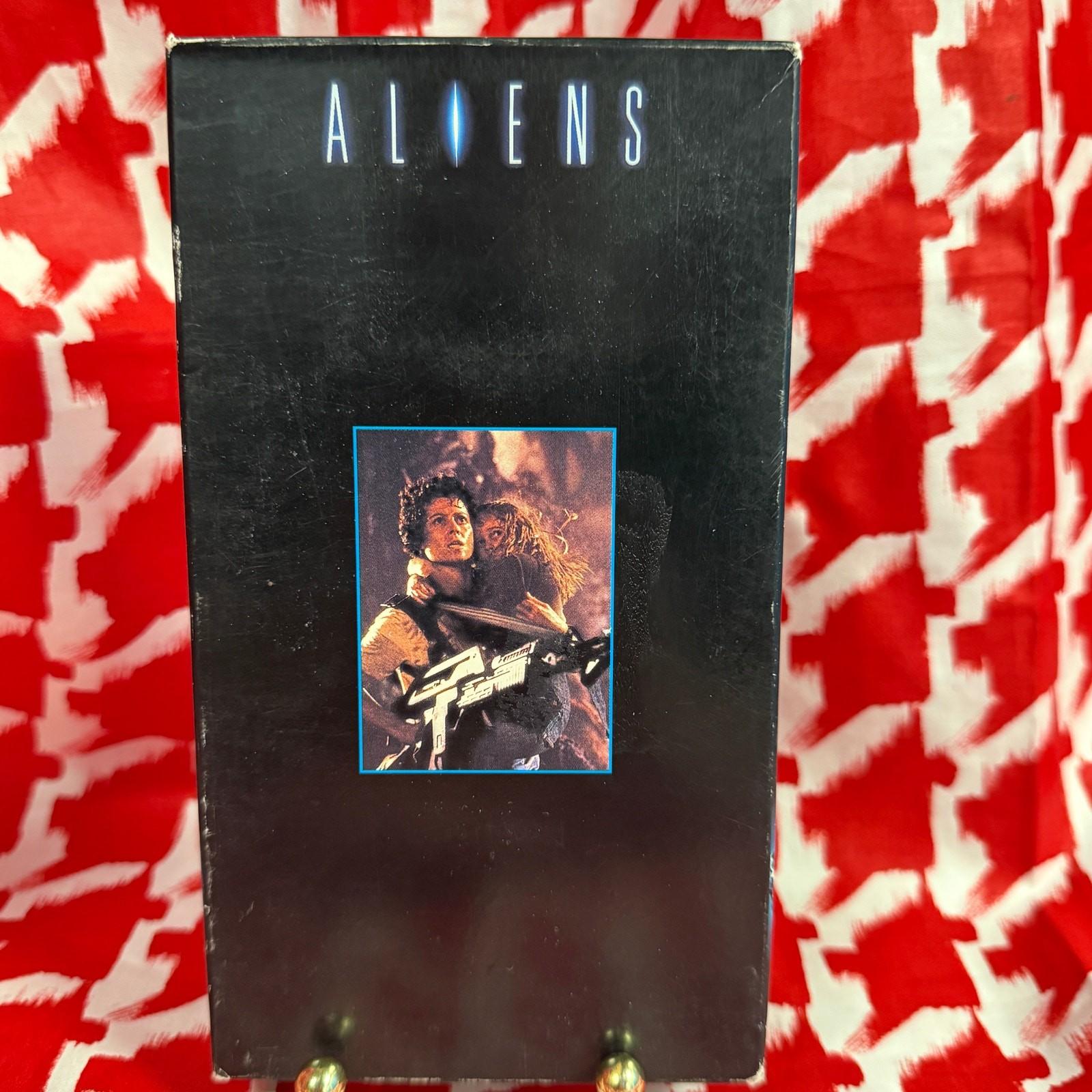 Vintage Aliens VHS 1986 Fox Sleeve – James Cameron – Hi-Fi – R-Rated
