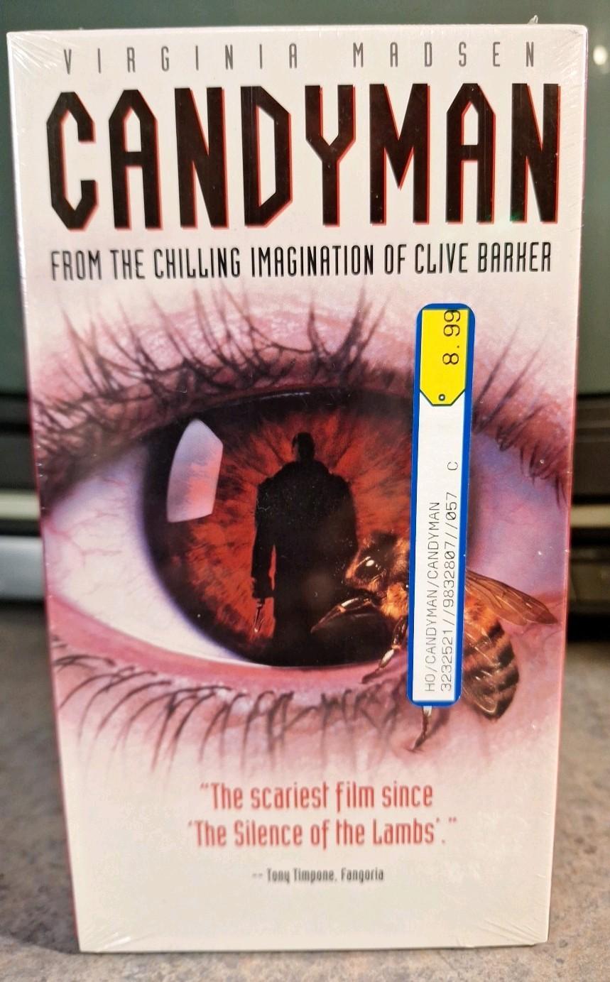 Candyman 1992 VHS Factory Sealed with Watermarks Clive Barker Tony Todd Horror