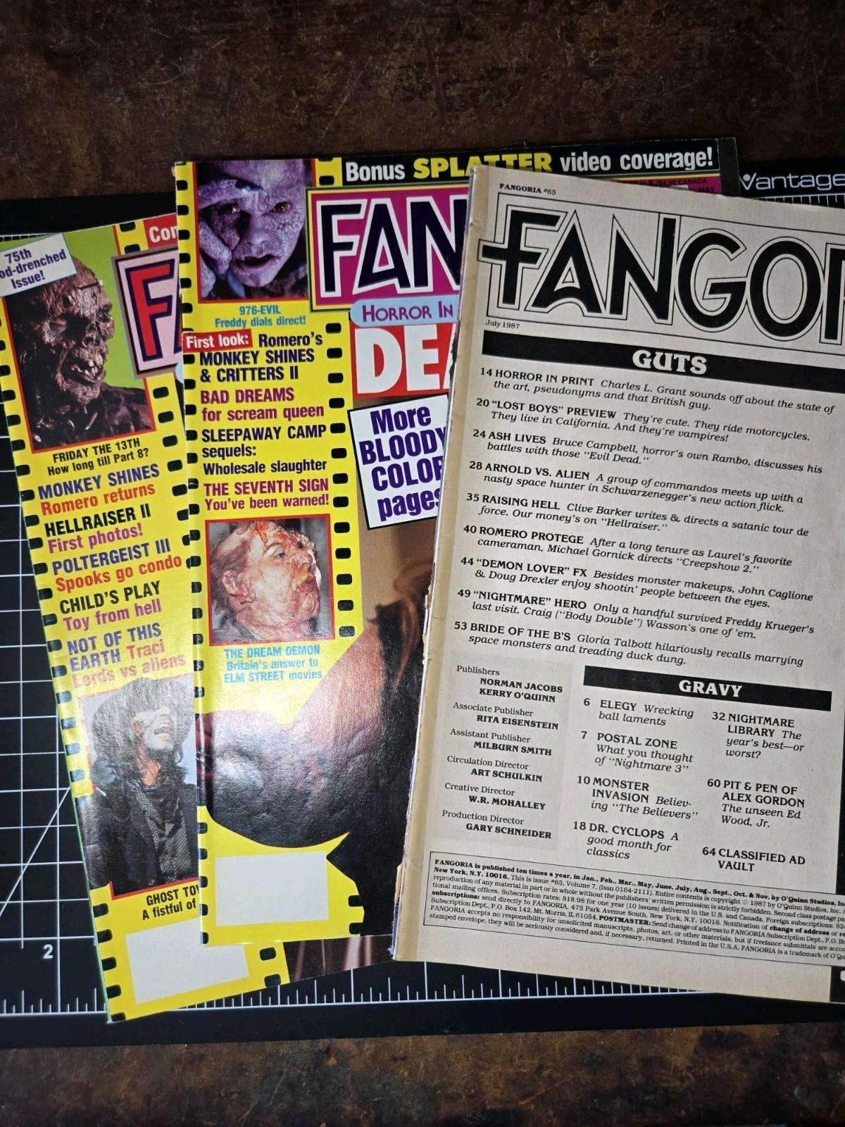 FANGORIA # 75 73 JULY 1988 PHANTASM 2 HELLRAISER 2 CHILD’S PLAY