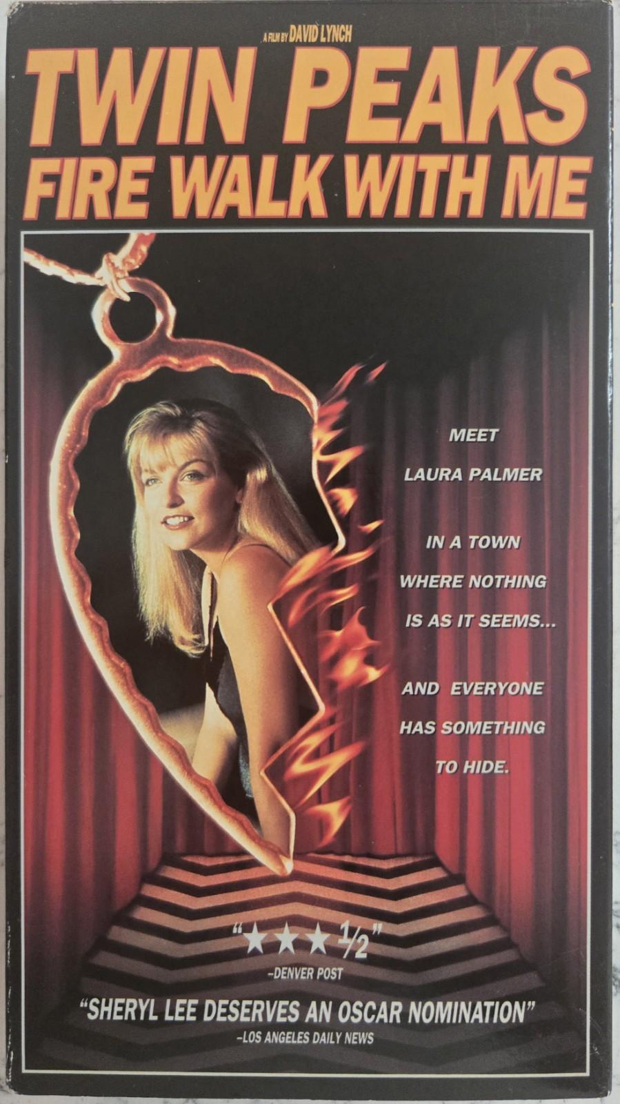 Twin Peaks (Fire Walk With Me) VHS Tape Movie David Lynch 1992 OOP RARE TESTED
