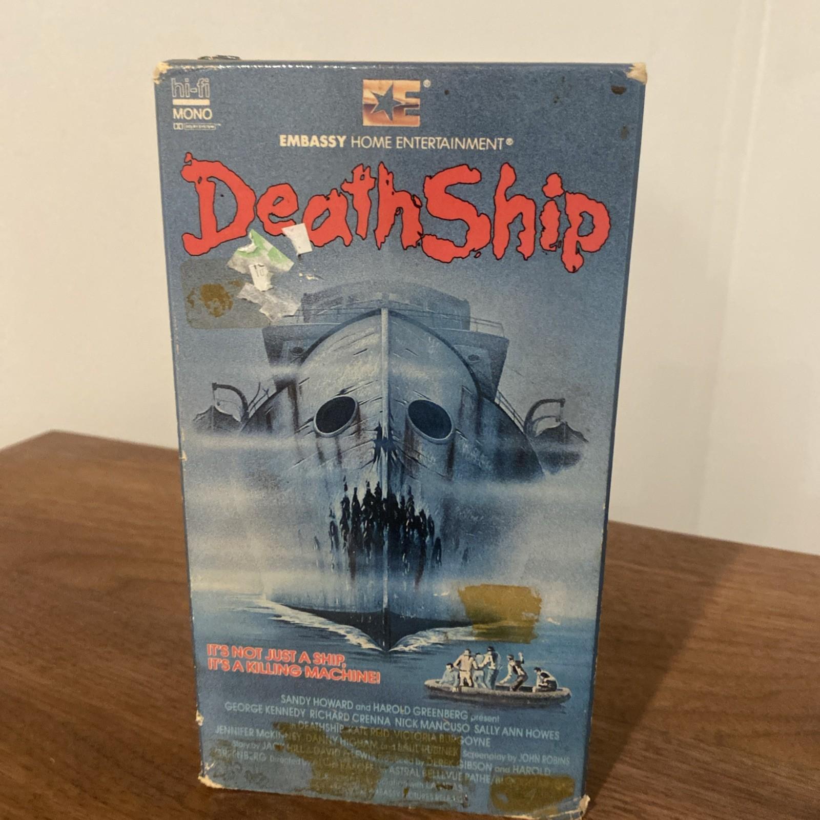 Death Ship VINTAGE VHS Cassette George Kennedy Richard Crenna