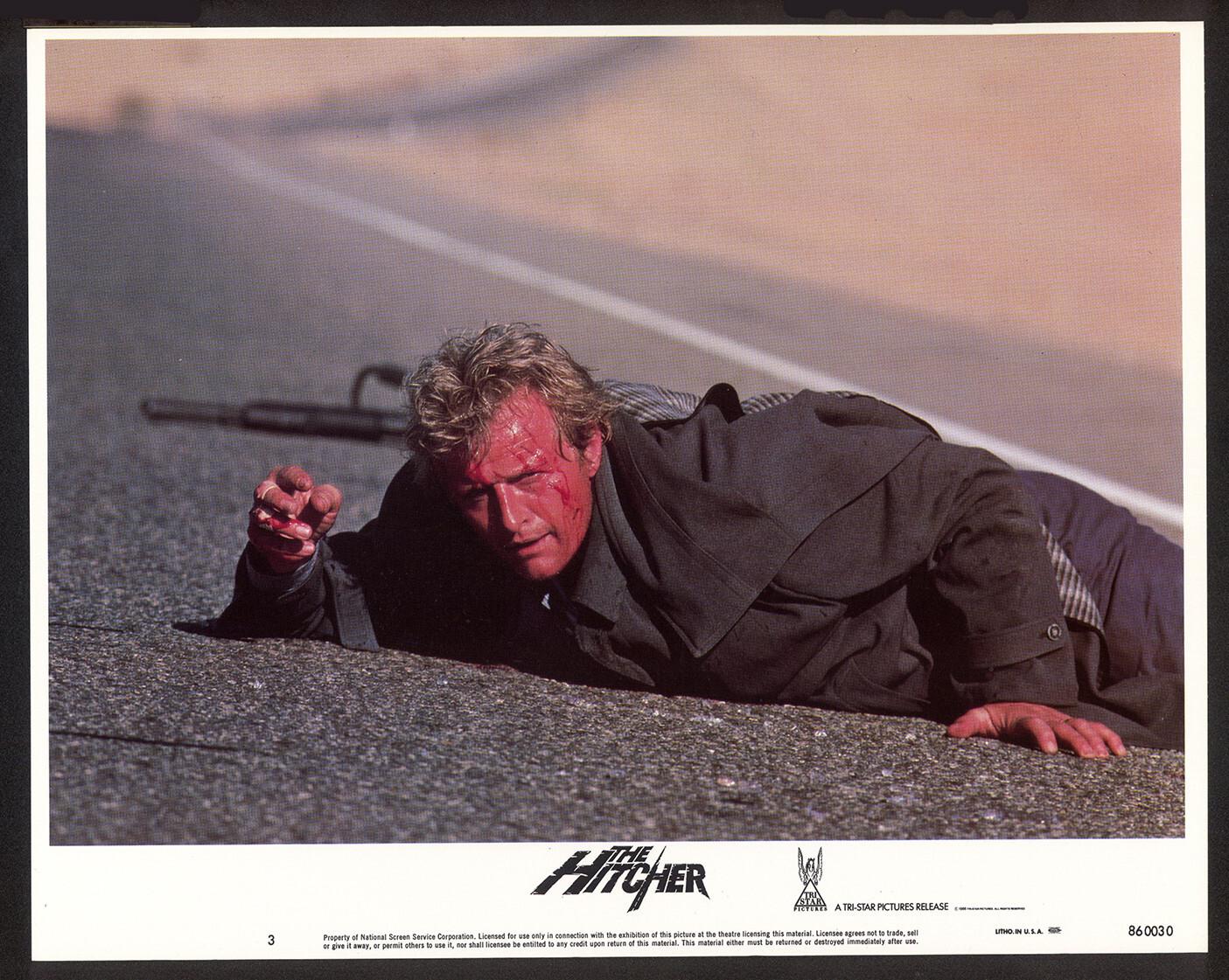 THE HITCHER (1986) Original 11x14 Lobby Card Set